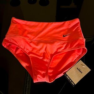 Orange Nike swim bottom